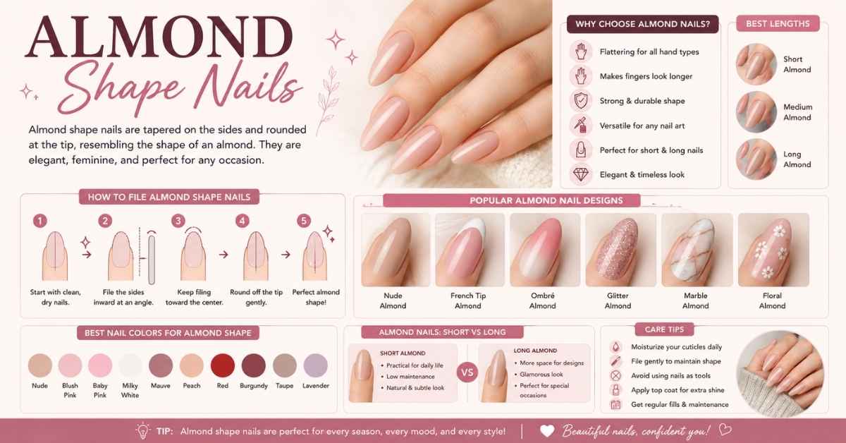 Almond Shape Nails